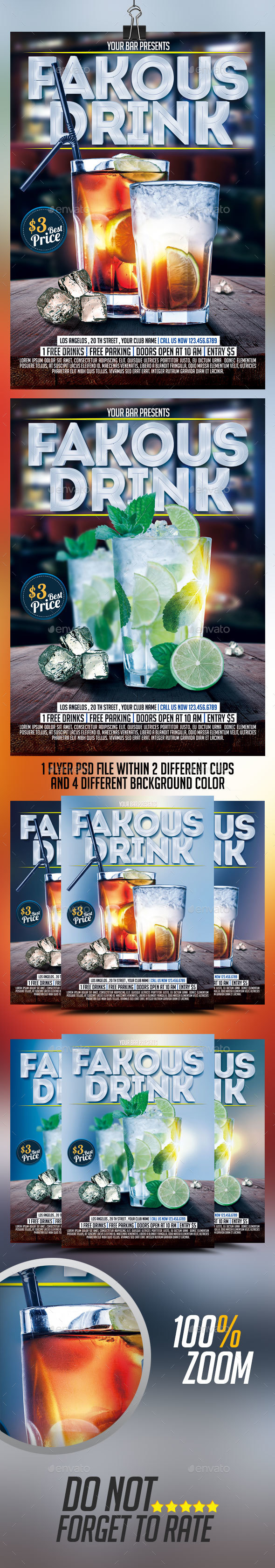 Drinks Flyers - Events Flyers