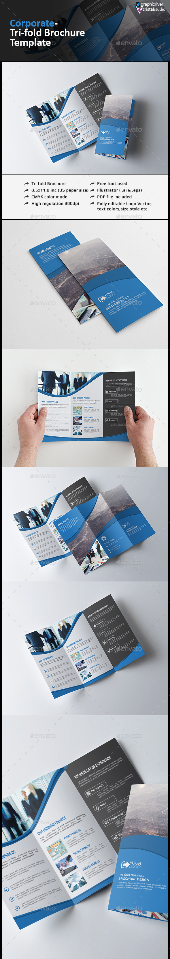 Tri Fold Brochure - Corporate Brochures