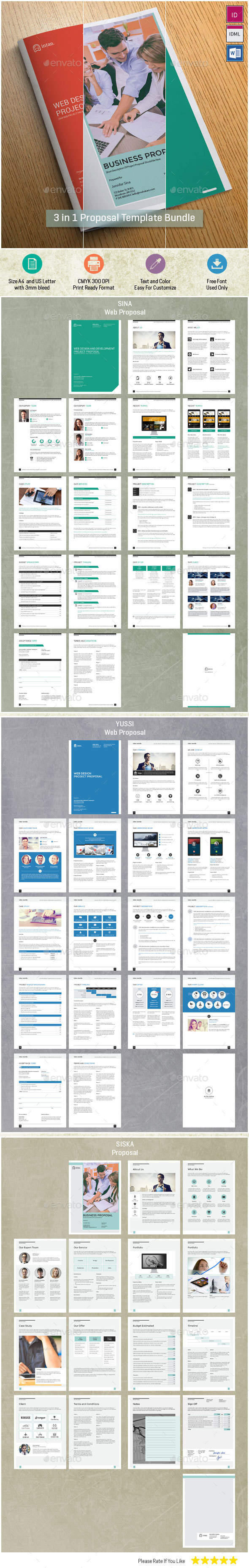 Bundle Vol 2 Proposal Template - Proposals & Invoices Stationery