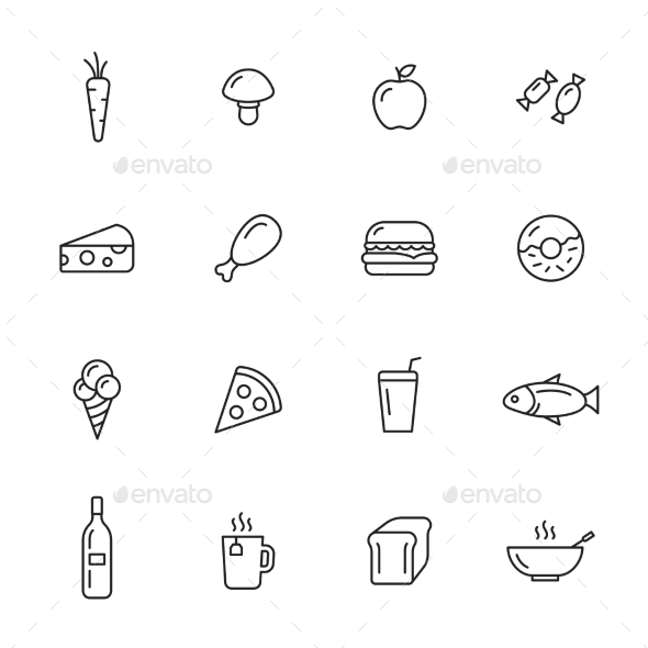 Food Icons - Food Objects