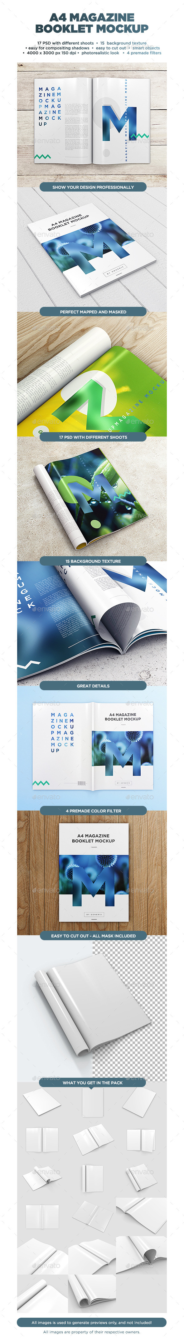 A4 Magazine MockUp vol.1 A4 Magazine MockUp vol.1