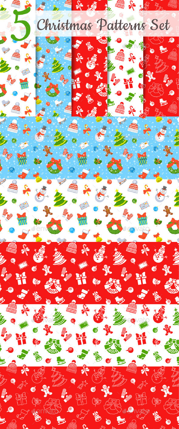 Christmas Holiday Seamless Background Pattern - Christmas Seasons/Holidays