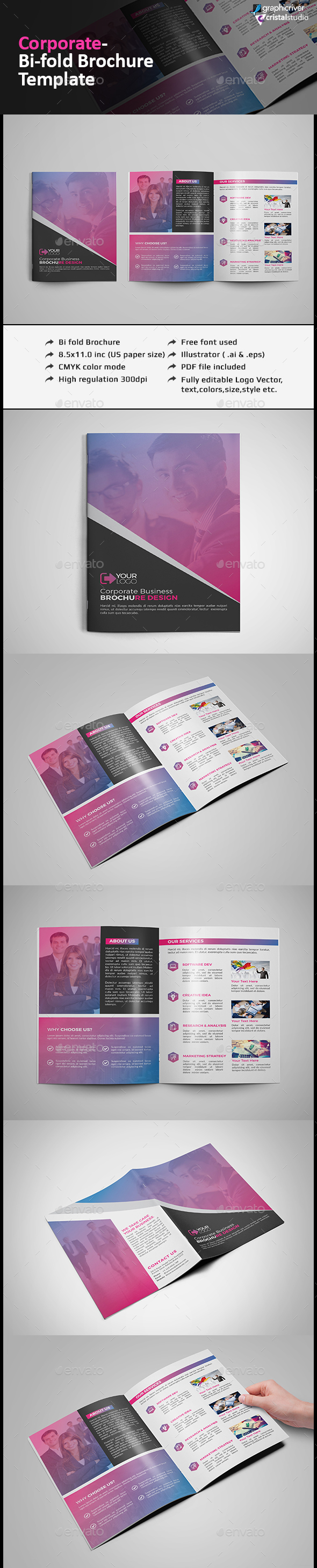 Corporate Bi-fold Brochure - Corporate Brochures