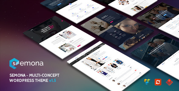 Semona Creative Multi-Concept WordPress Theme Semona Creative Multi-Concept WordPress Theme