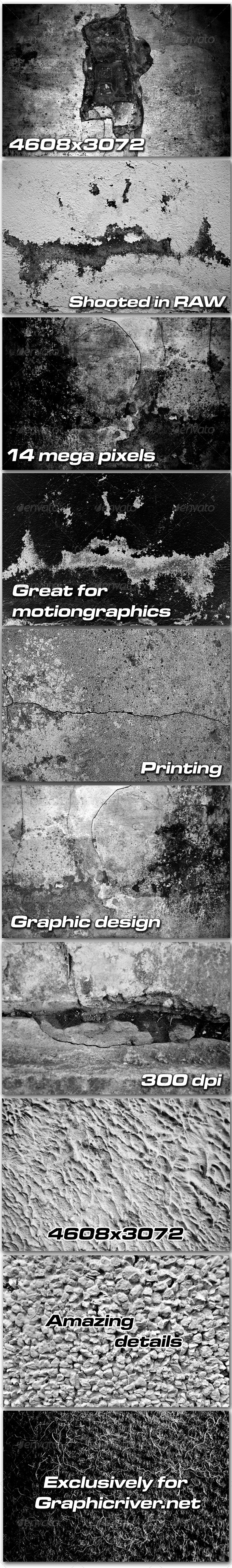 10 Grunge texture pack - Industrial / Grunge Textures