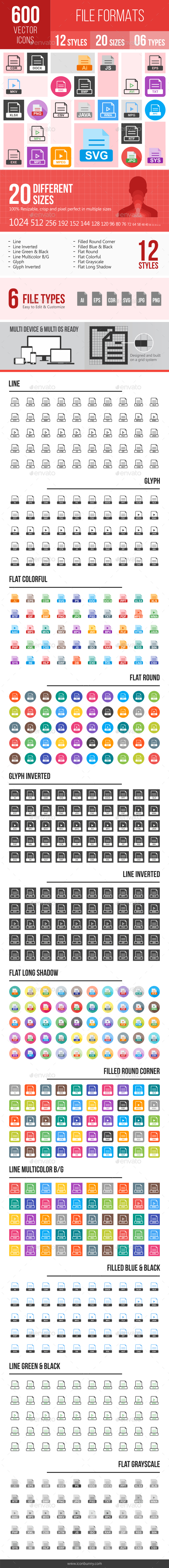 File Formats Icons - Icons