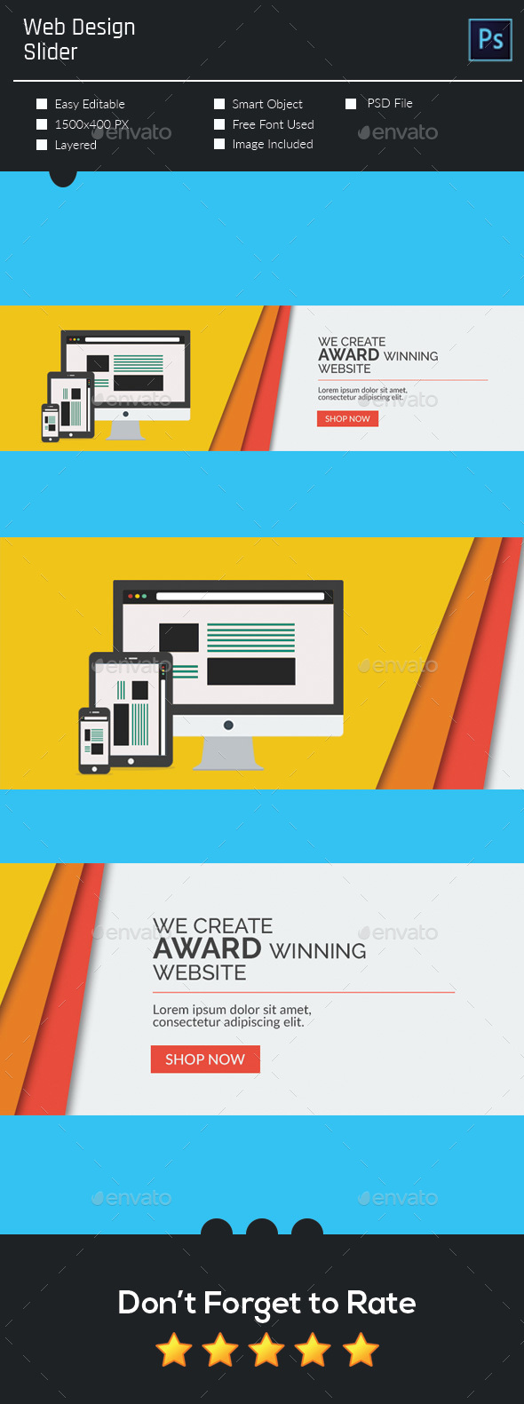 Web Design Slider - Sliders & Features Web Elements