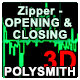 Zipper Open and Closing