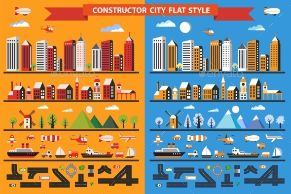 Constructor City - Buildings Objects