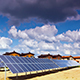 Solar Panels And Modern Village - VideoHive Item for Sale