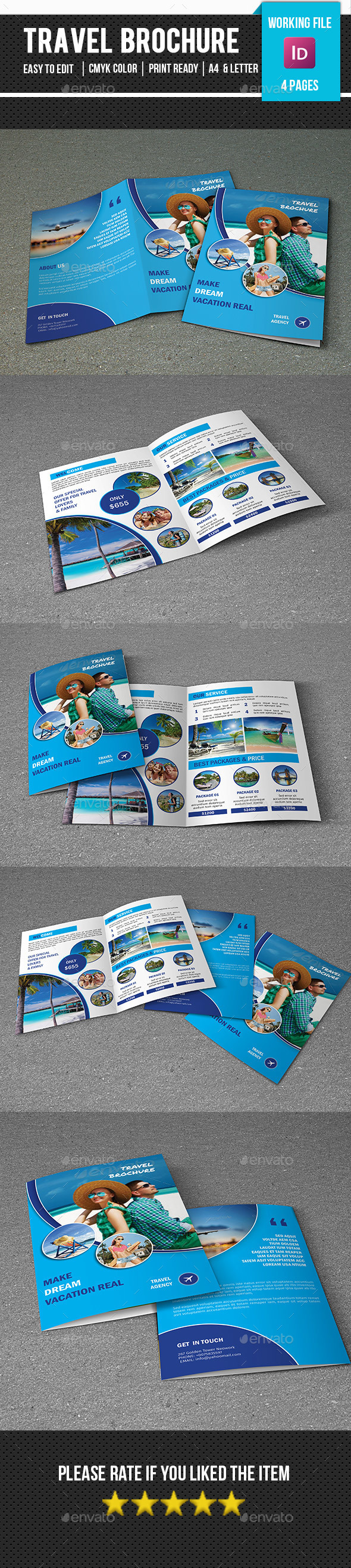 Travel Tour Brochure Template-V319 - Corporate Brochures