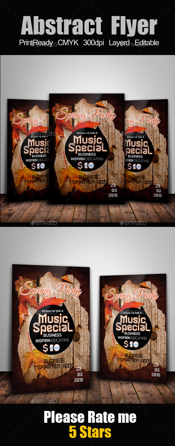 Autumn Party Flyer - Events Flyers
