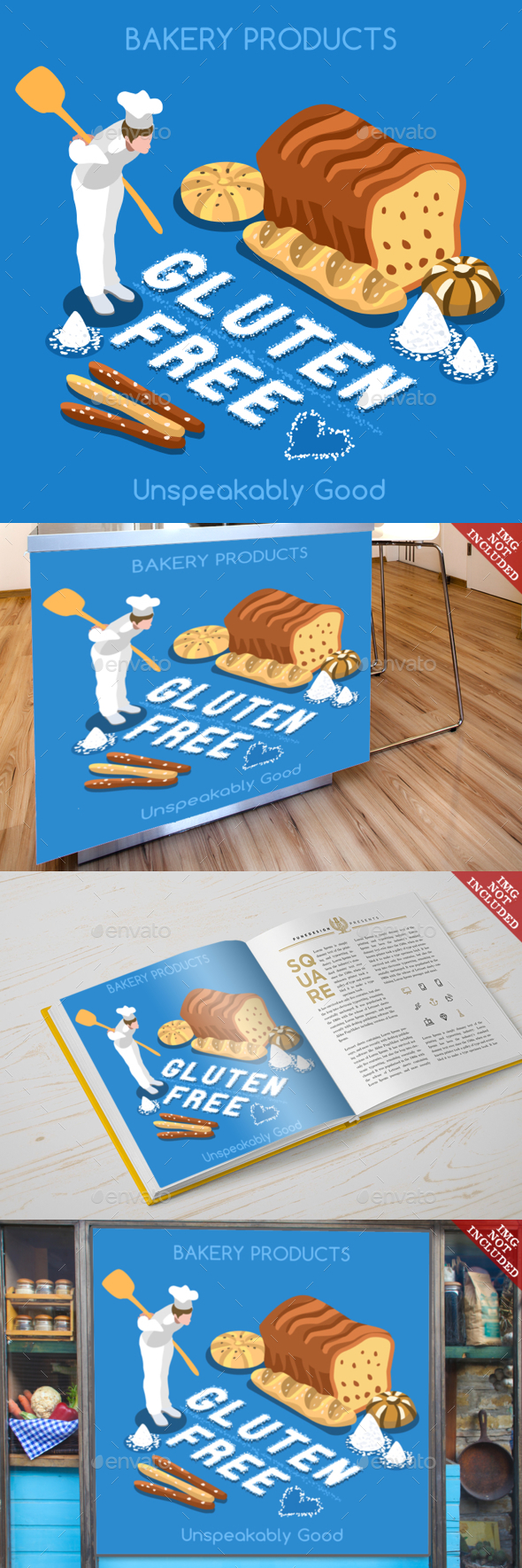 Bakery 02 Food Isometric - Food Objects