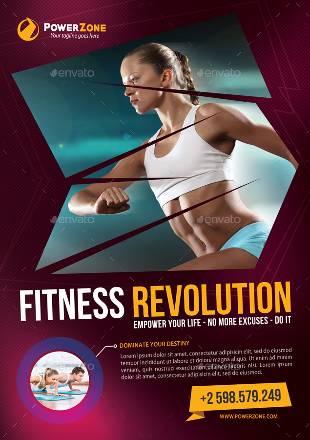 4 in 1 Sport Activity Poster Bundle V01 by rapidgraf | GraphicRiver