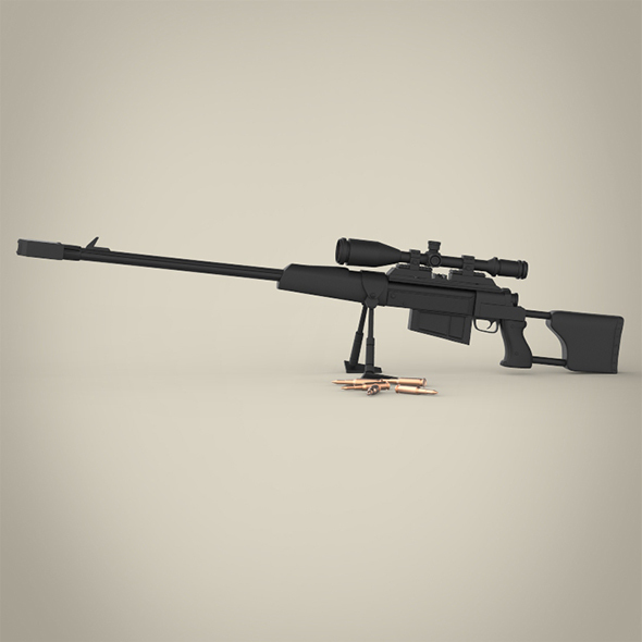 R4P3 Sniper Gun - 3Docean 13434514