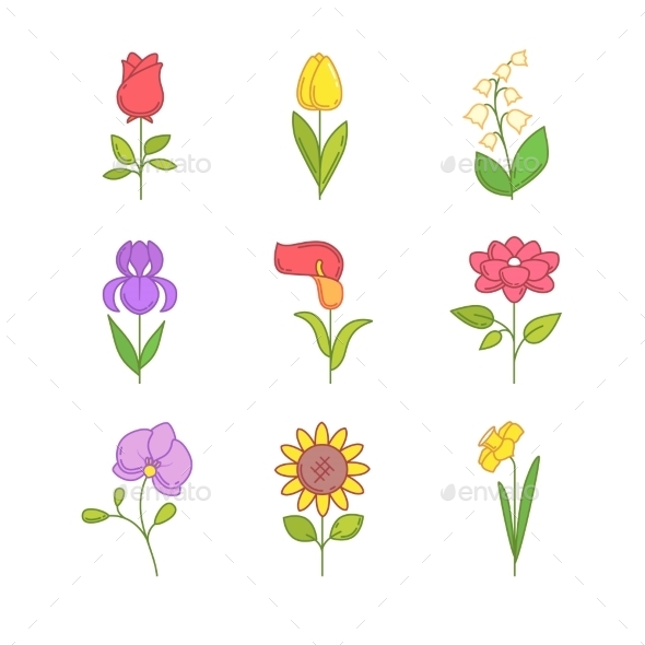 Popular Wedding Flowers Blossoming - Icons