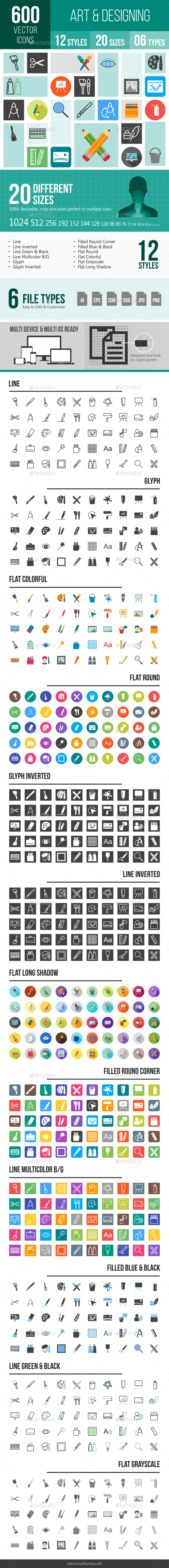 Art & Designing Icons - Icons