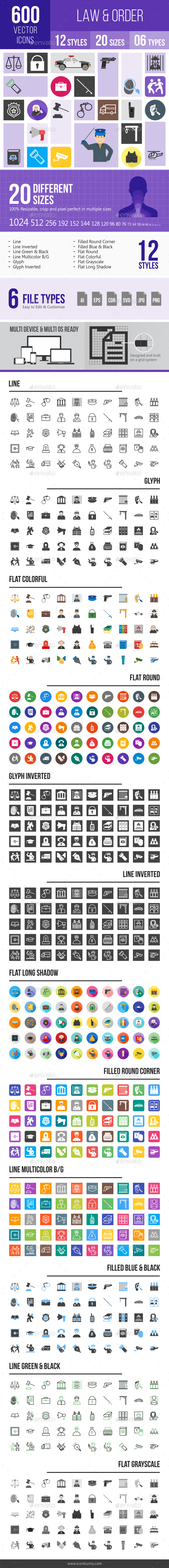 Law & Order Icons - Icons