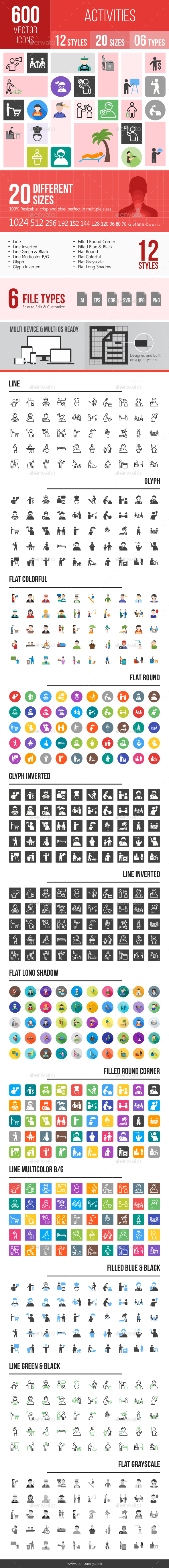 Activities Icons - Icons