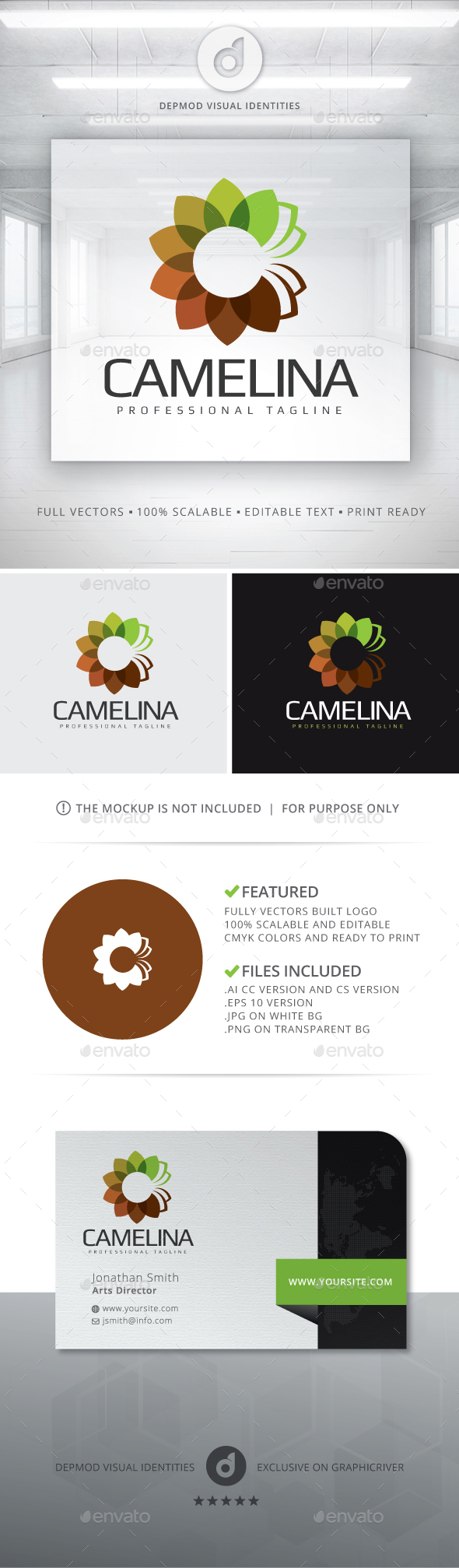 Camelina Logo - Nature Logo Templates