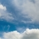 Clouds Moving In The Blue Sky. - VideoHive Item for Sale