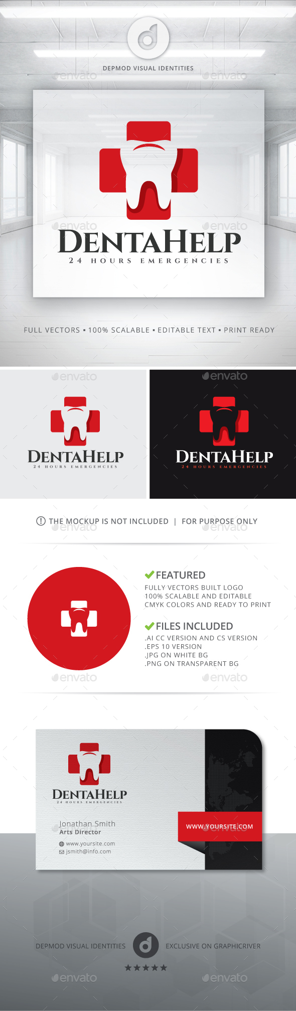 Denta Help Logo - Symbols Logo Templates