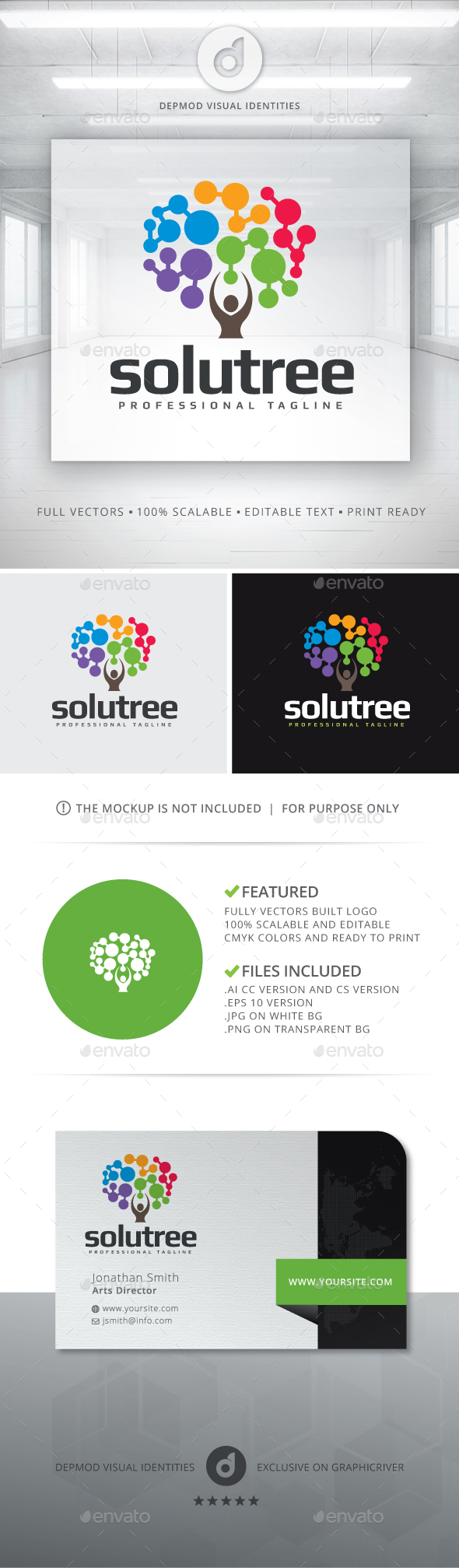 SoluTree Logo - Symbols Logo Templates