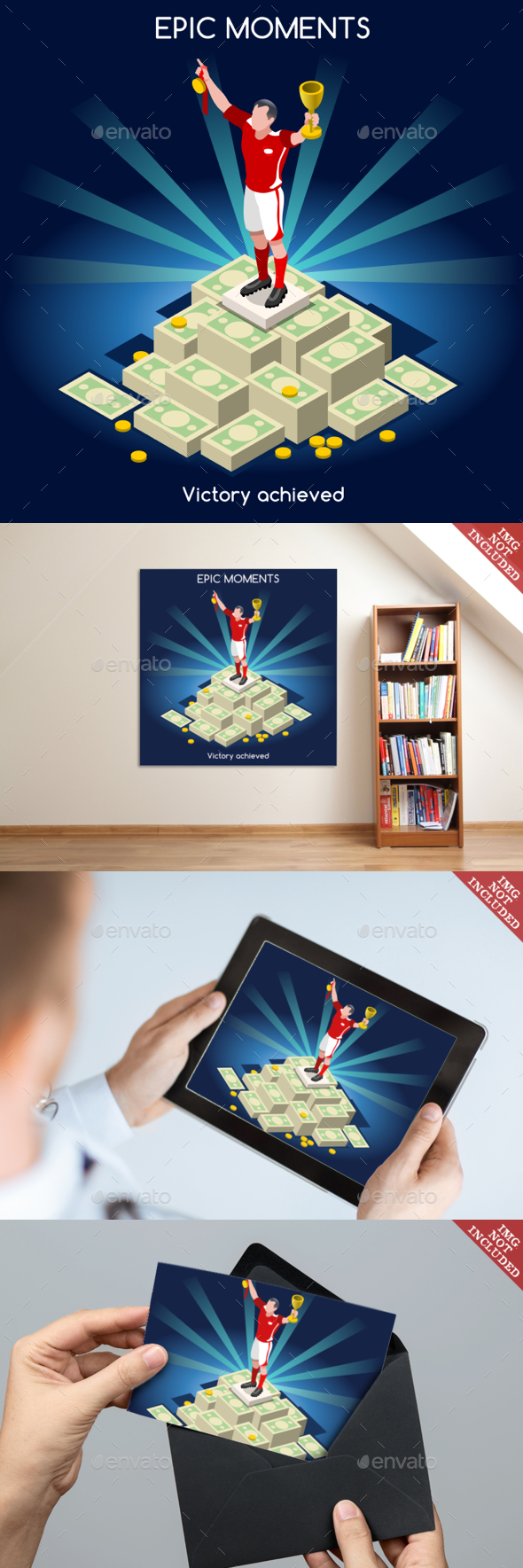 Football 04 People Isometric - Sports/Activity Conceptual