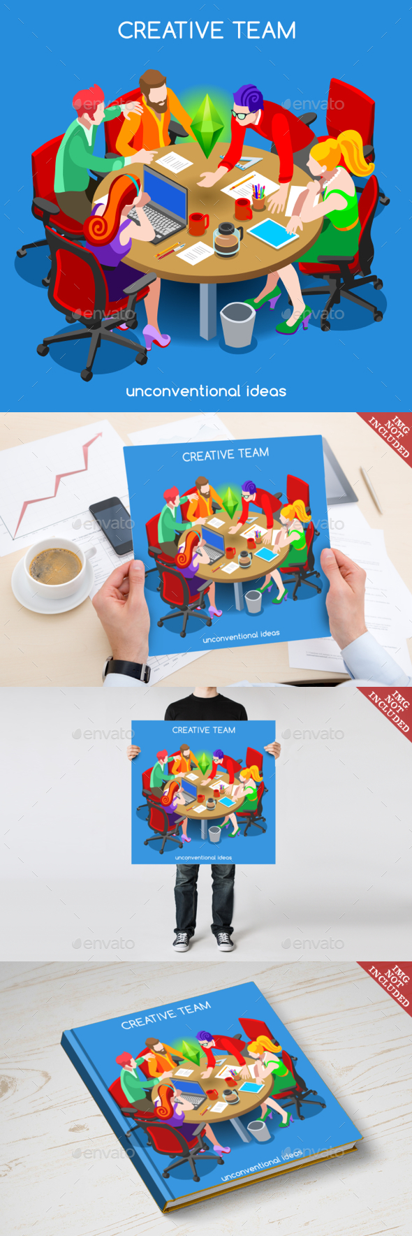 Business 10 People Isometric - Concepts Business
