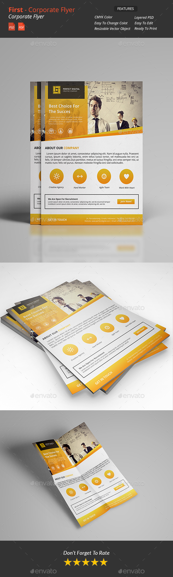 First - Corporate Flyer - Corporate Flyers