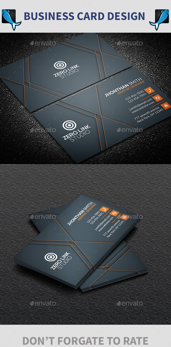 Corporate Business Card - Business Cards Print Templates