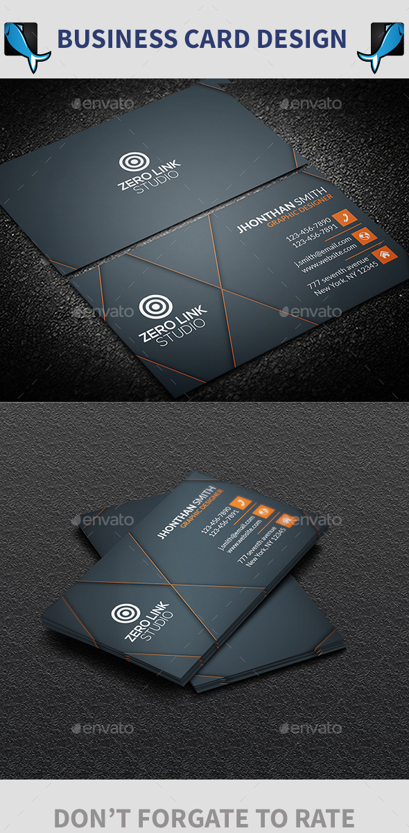 Corporate Business Card - Business Cards Print Templates