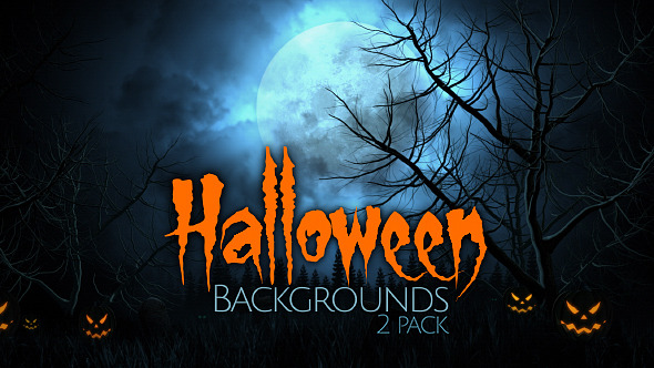 Halloween Backgrounds - 2 Pack