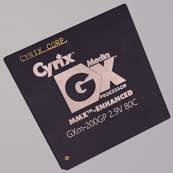 MediaGX GXm-200GP Processor - 3Docean 13446321