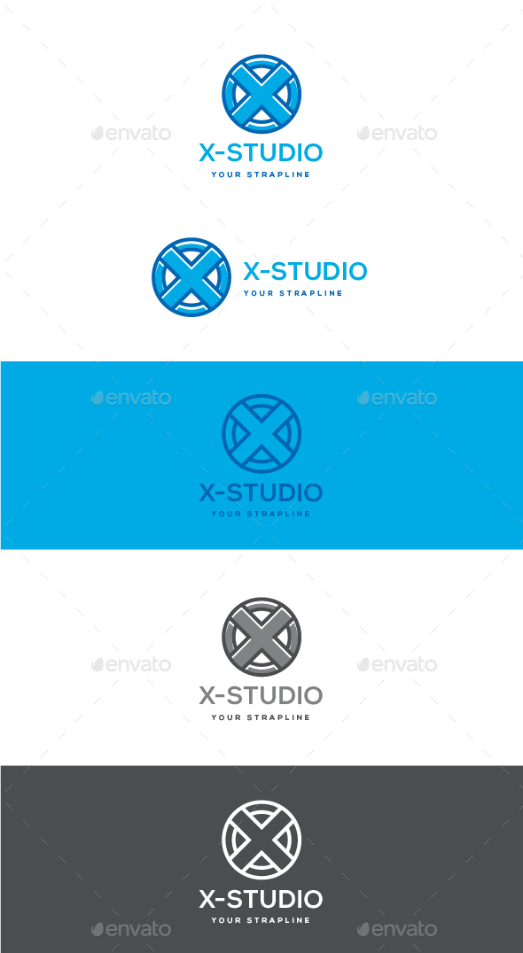 X-Studio Logo - Letters Logo Templates