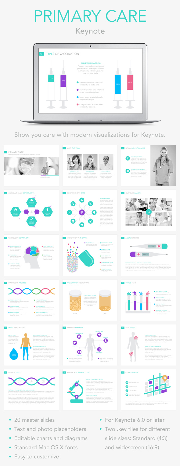 Primary Care Keynote Template - Keynote Templates Presentation Templates