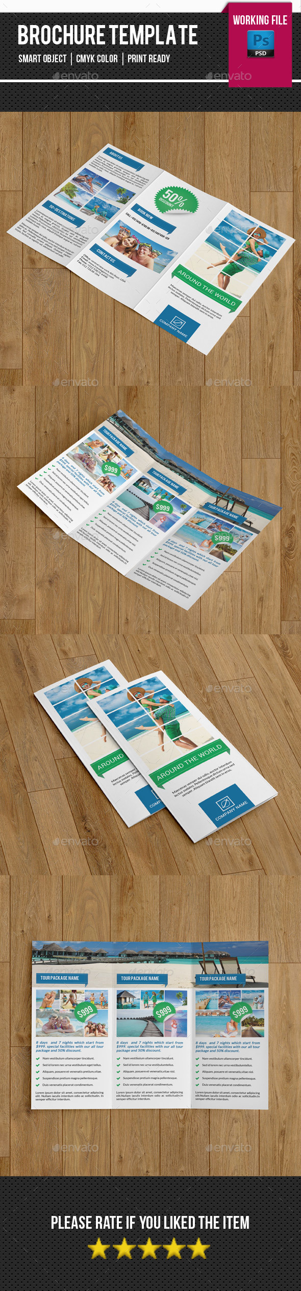 Travel Trifold Brochure-V265 - Corporate Brochures