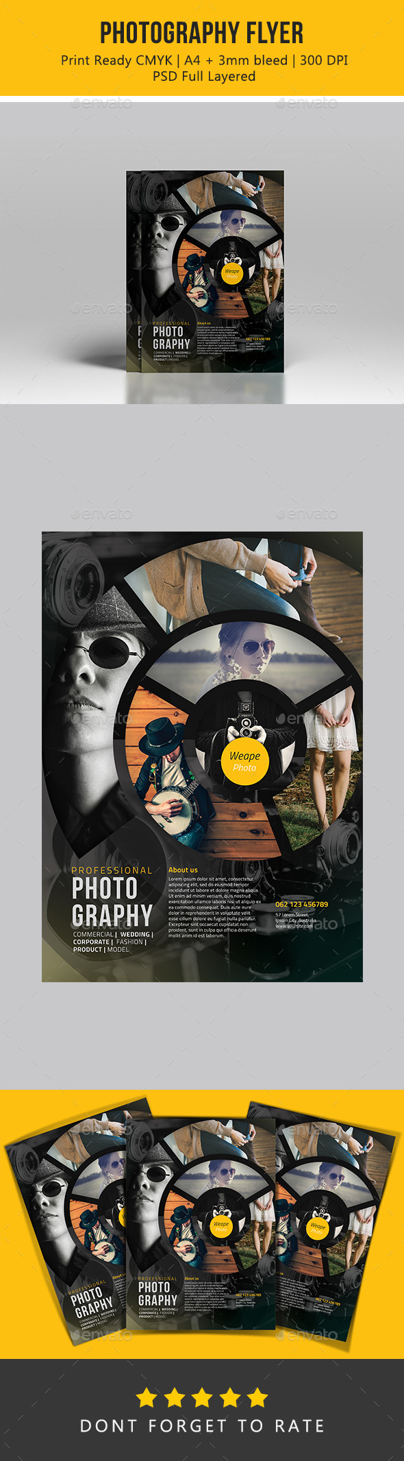 Photography Flyer - Flyers Print Templates