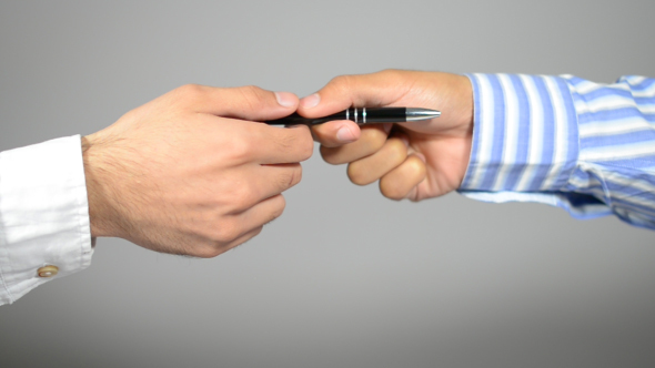 Hand Giving Pen  alt