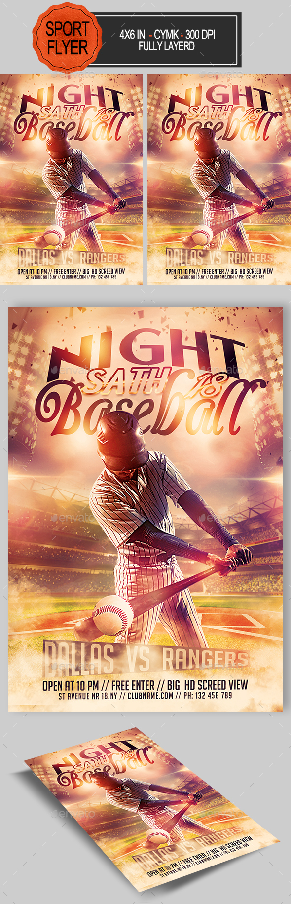 Baseball Flyer - Sports Events