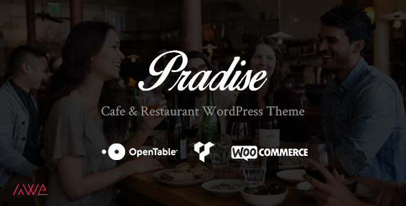Pradise CafeRestaurant WordPress - ThemeForest 13466734