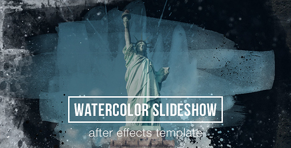 Watercolor Parallax Slideshow