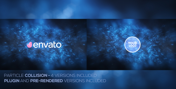 Particle Collision Logo - VideoHive 13469417