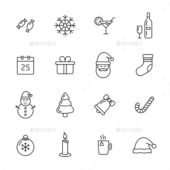 Christmas Icons - Seasonal Icons