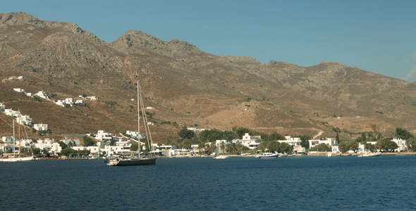 Sailboats Docked at Sea