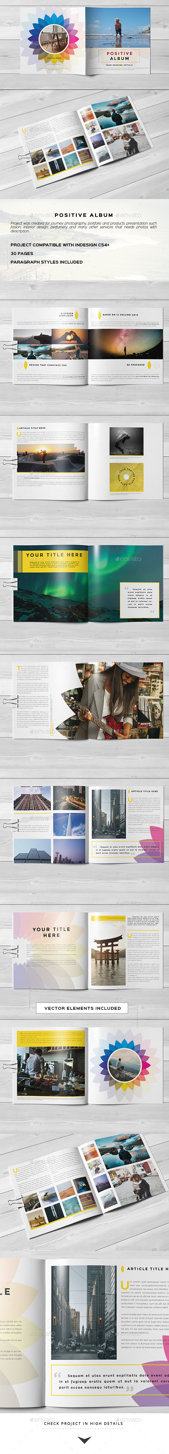 Color Positive Photo Album - Photo Albums Print Templates