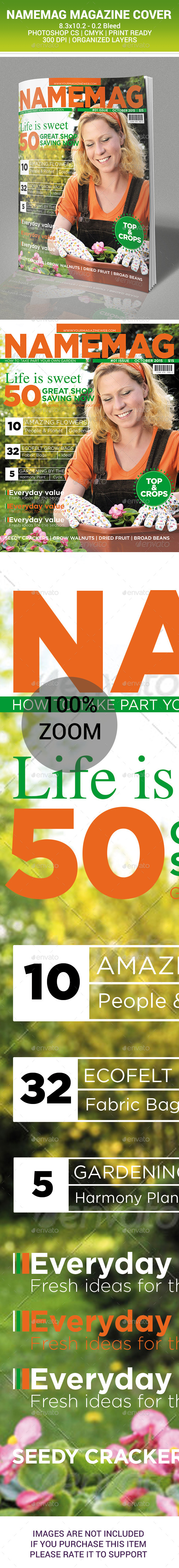 New - Magazine Cover Design - Magazines Print Templates