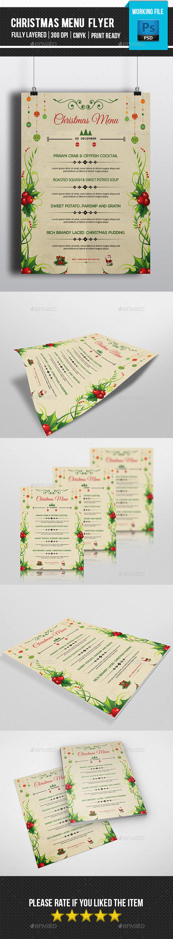 Food Menu Template-V04 - Food Menus Print Templates