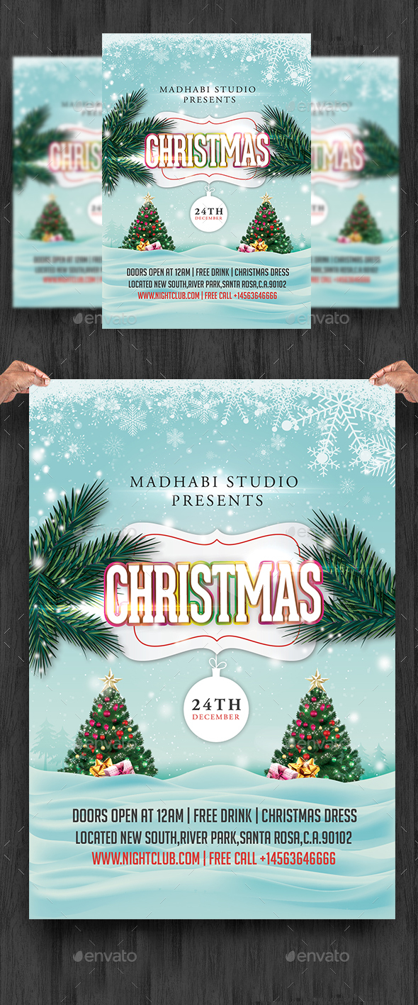 Christmas Flyer - Clubs & Parties Events