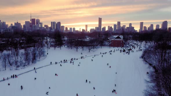 Sledding In Toronto